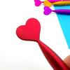 Love Heart Valentine's Day Ballpoint Pen Writing Smoothly Signature Pen Neutral Gel Pens  Office