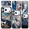 Чохол Case для iPhone 17 Air 16 Pro Max 15 Plus 11 13 Mini 14 12 Задня кришка телефону Genshin Impact Dottore