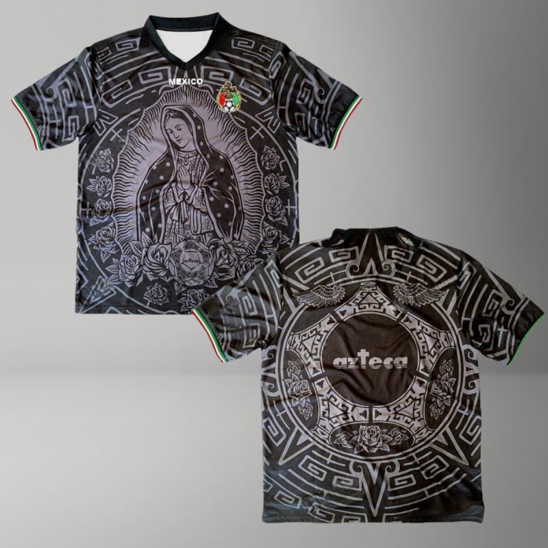 Ankunft Kinder T-Shirt MEXICO GUADALUPE HEIMTRIKOT Fußballtrikot Für Erwachsene Kinder Sommer Fußball Trainings Tops Kleidung