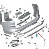 BMW X5 G05 Rear Bumper Lower Lip Trim (51128099114)