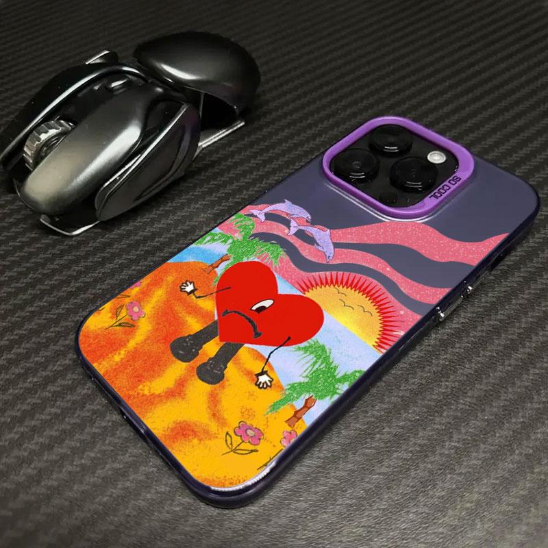 Bad-Bunny Love X100pre Coque For Apple iPhone 16 14 15 11 Pro Max Plus Case 12 13 Mini 16e Shockproof Phone Cover Bunnys