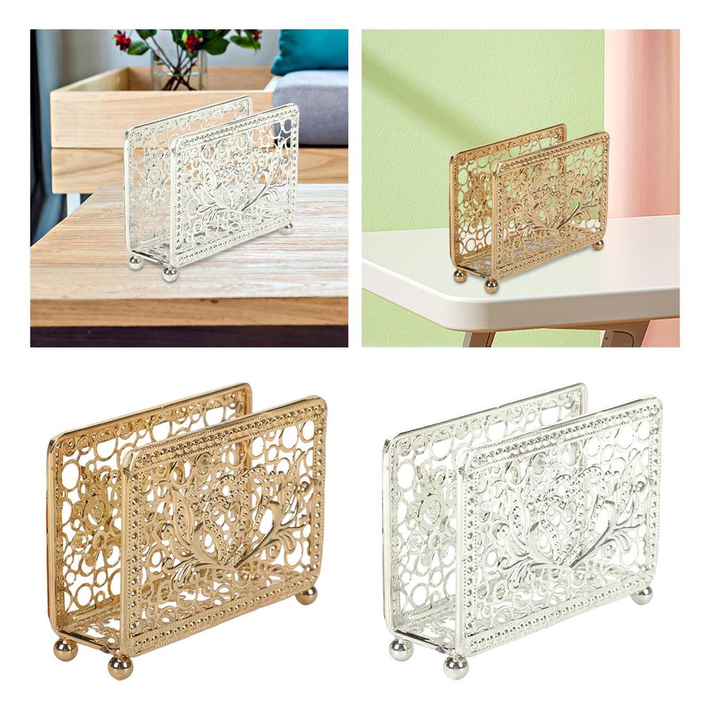 Stojak na serwetki na blat Uchwyt do przechowywania papieru toaletowego Etui na chusteczki do salonu Kuchni Restauracji Dekoracja stołu jadalnego