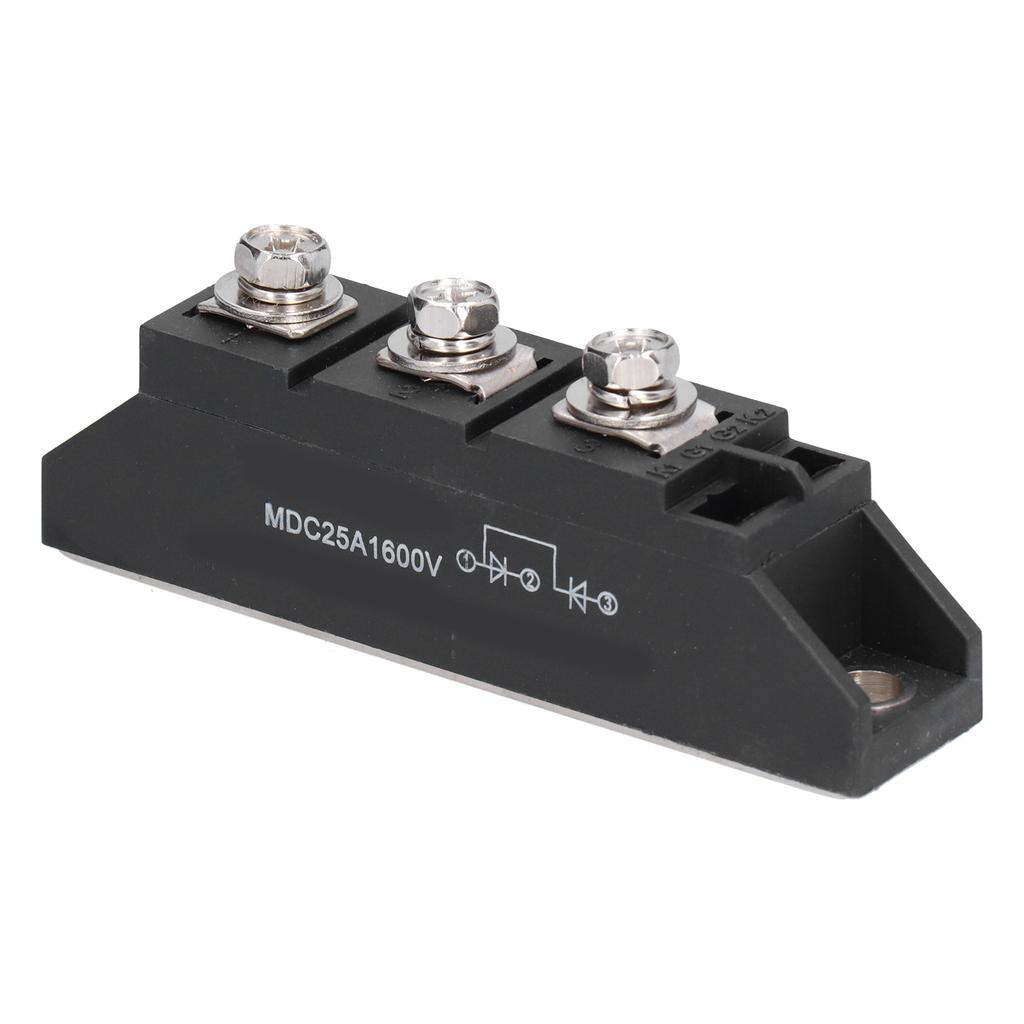 Gleichrichtermodul 3 Anschlüsse Gleichrichtung Stromkreis Steuerzubehör MDC25A 1600V
