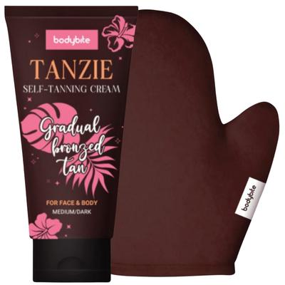 Bodybite Tanzie Self-Tanning Cream + Glove