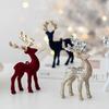 2025 Weihnachten Rentier Elch Figur Dekoration Tisch Weihnachtsbaum hängend Elch Ornament für Heimdeko Neujahrsparty Navidad Geschenk