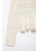Autumn New Women's Fashion Mesh Jacquard Knit Cardigan