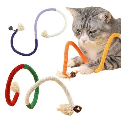 New Cotton Cat Bite Rope Toys Toy Pet Supplies Cat Chew Toys 70CM Cotton Rope Toys