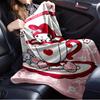 1pc Flannel My Melody, Tea Cup, Cute MouseThrow Blanket, Cartoon Truck Pattern Printed Blanket, Warm Cozy Soft Blanket For Couch Bed Sofa Ca