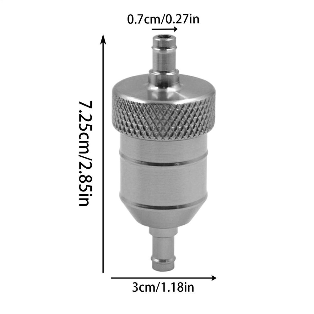 Inline Oil Filter Reusable Motorcycle Oil Filter Engine Parts Aluminum Alloy Replacement Parts For Scooter ATV & Offroad Vehicle