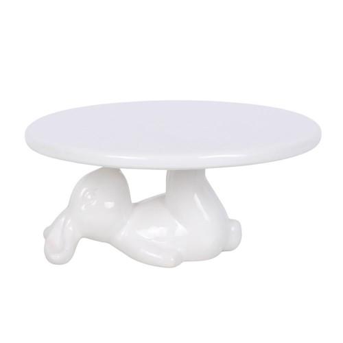 Something Different Bunny Cake Stand bianco