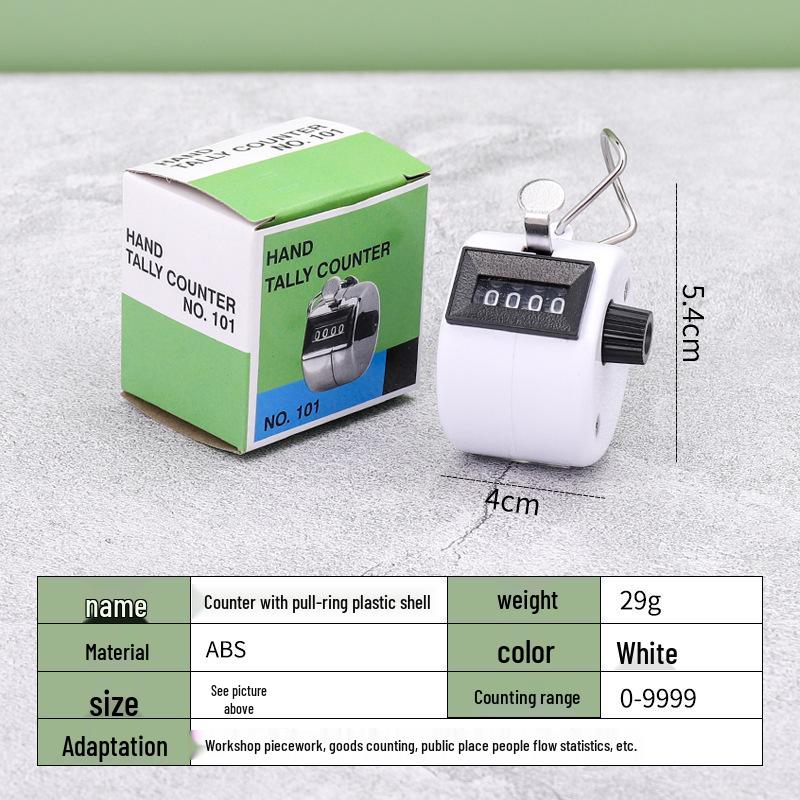 Colorful Metal Handheld Mechanical Tally Counter