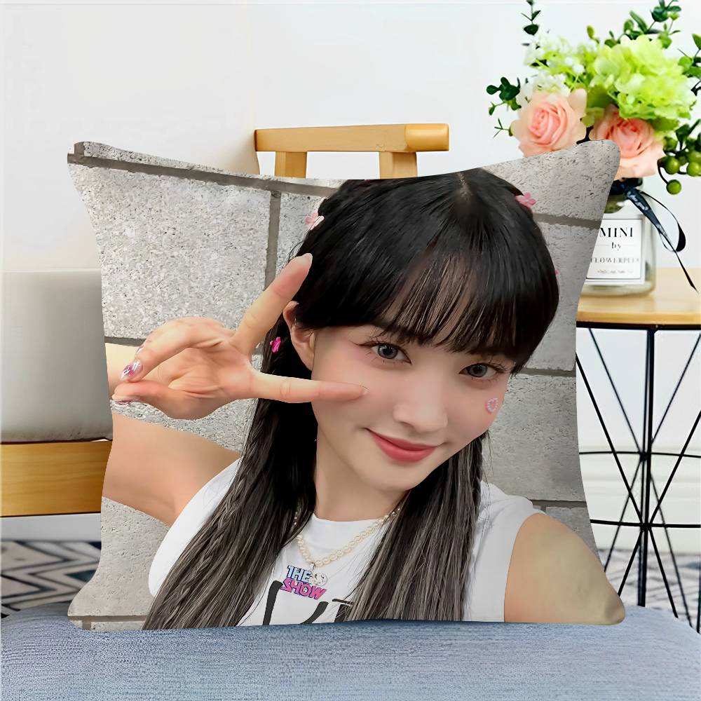 Singer S-Sim-Jayun Pillow Anime Pillow Sofa Bed Head Pillow Cover Cushion Cover 45x45 Cm Fashion