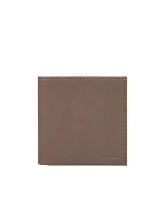Portefeuille Paul Smith à Bords Colorés Rayés Beige Grisâtre
