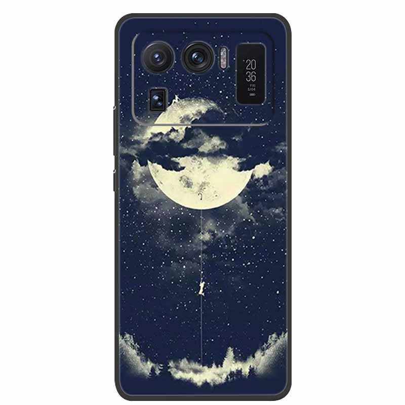 For Xiaomi Mi 11 Ultra Case 6.81 Shockproof Soft silicone TPU Back Cover Cases For Xiaomi11 Ultra Phone fundas Mi11 Ultra Cute