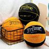 Fluffy Basketball Plush Toy Stuffed Decoration Super Soft Wear Resistant Embroidered Basketball Throw Pillow Kids Toy