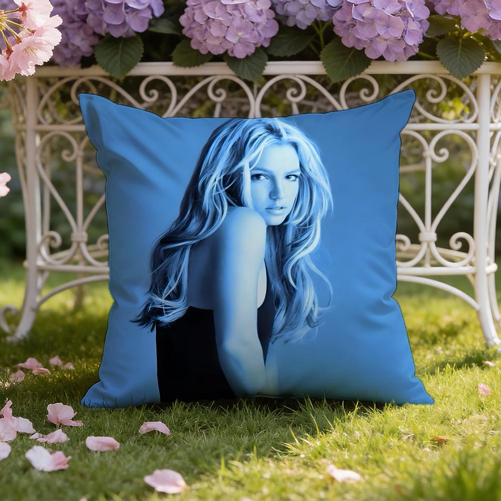 B-Britney J-Jean Cushion Cover Home & Car Dual-Scene Pillow Cover: Reversible for Premium Comfort
