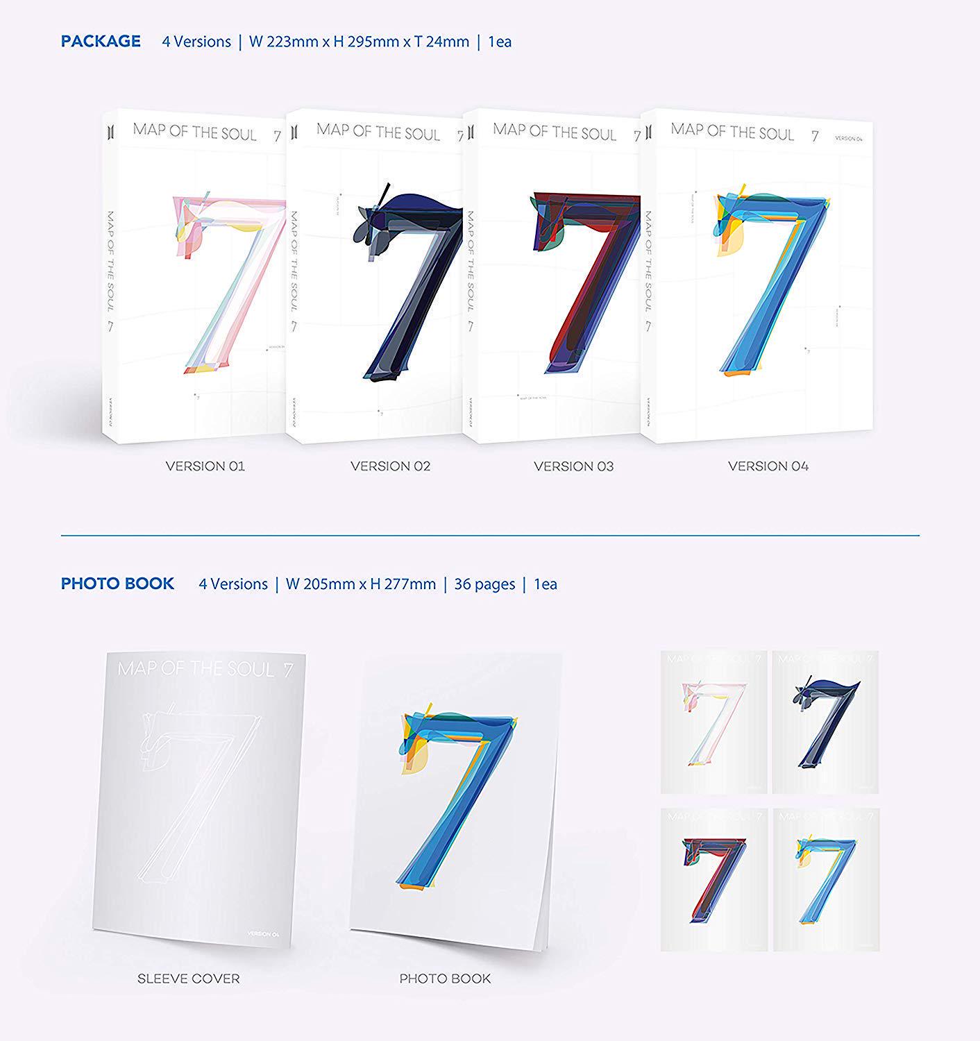 Buy BTS Map Of The Soul 7 - 4th Full Album at affordable