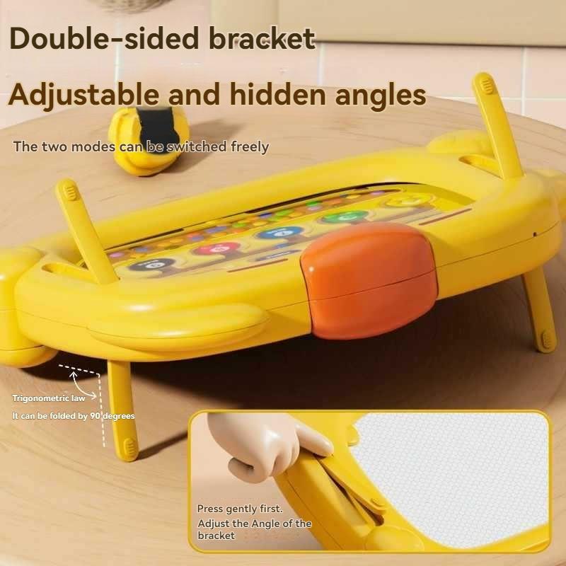 Children'S Puppy Drawing Board Magnetic Digital Walking Ball Maze Early Education Puzzle Writing Board 2-In-1 Toy Game Console