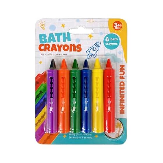 Bathcrayons Набор мелков для ванны BATH-6C, 6 цветов