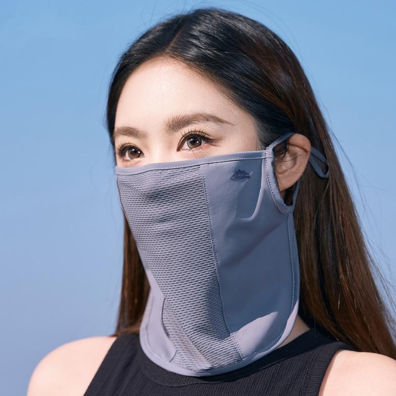 Outdoor Sun Protection Mask Mesh Breathable Ear Loop Mask Sunscreen Cycling Mountain Climbing Sports Breathable Neck Mask