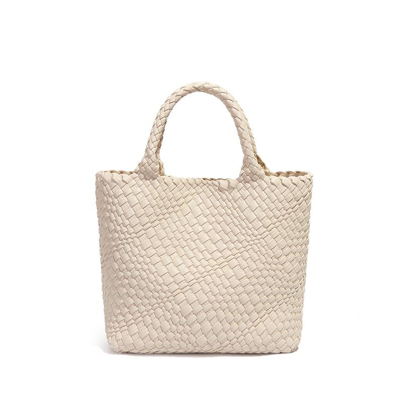 

Модная и трендовая ретро сумка-корзина для овощей подмышку, сумка ручной работы, простая летняя сумка-тоут для мамы и ребенка