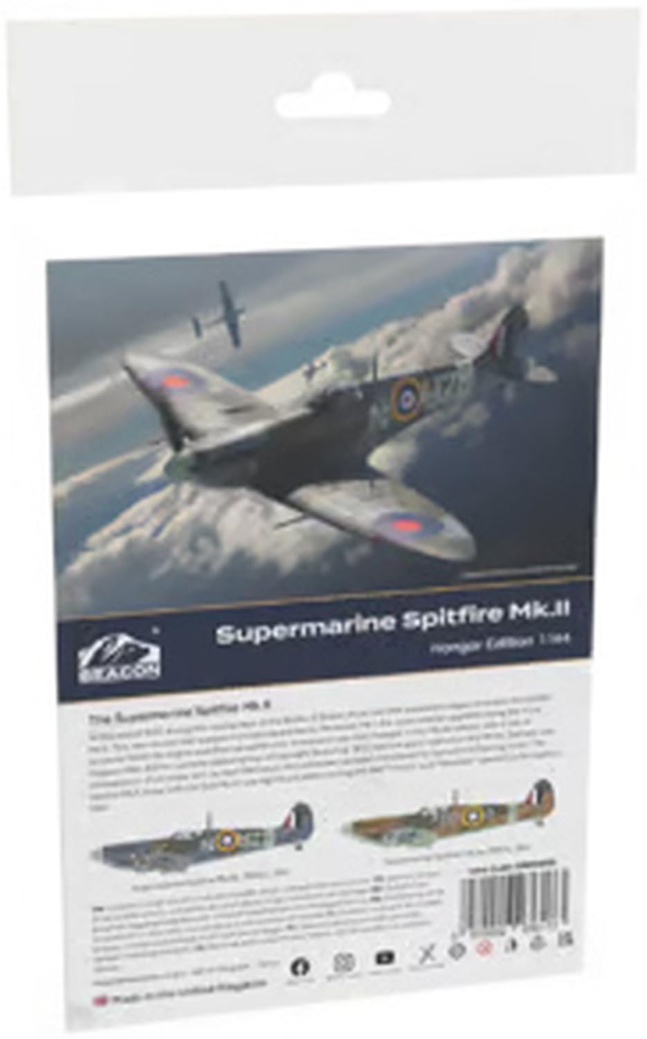Beacon Models 1/144 Hangar Edition Supermarine Spitfire Mk.2 Пластиковая модель BMK008