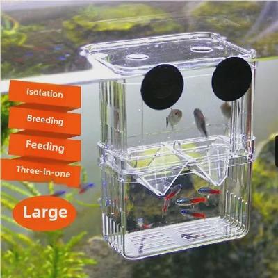 Doppelschichtiger, selbstschwimmender Guppy- und Brutkasten mit Acrylisolierung für Kampffische