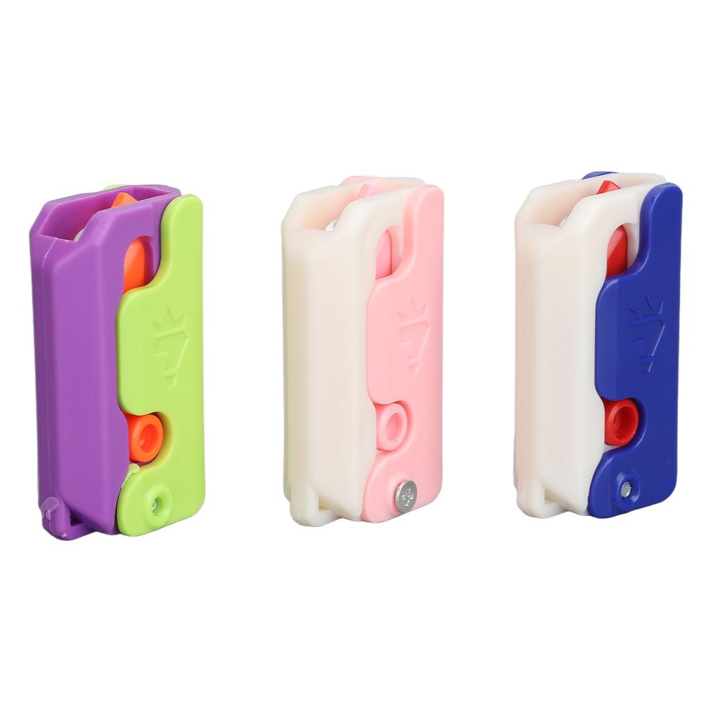 3pcs 3D Printed Sensory Knife Toy Anxiety Stress Relief Miniature 3D Printing Knife Toy for Home