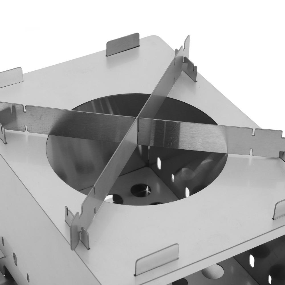 Compact Folding Backpacking Stove Portable Windproof Wood Burning Stove Wood Burning Stove  Camping