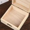 1/3Pcs Rustic Vintage Style Wooden Storage Box With Hinged Lid Keepsake Box Organizer For Trinket Home Decor Crafts Art Hobbies