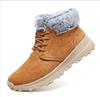 Vintervarma herrstövlar Nya Casual Bekväma Hållbara Herr Vandringsskor Utomhus Stor Storlek Läder Halkfria Herr Höga Snöstövlar
