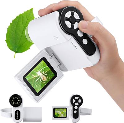 Microscope for Kids 1000X 1080P Handheld Digital Microscope, Portable Pocket Magnifier Miniscope, 10MP USB Mini Scope
