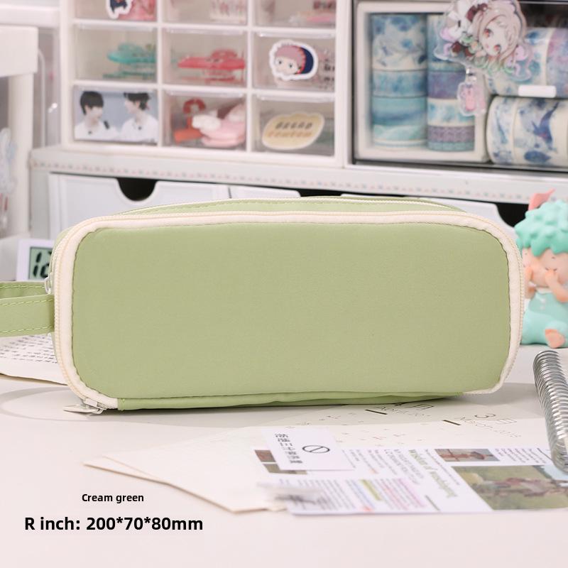 2023 Large-Capacity Japanese-Style Simple Fresh Korean Pencil Case - Unique and Chic Design