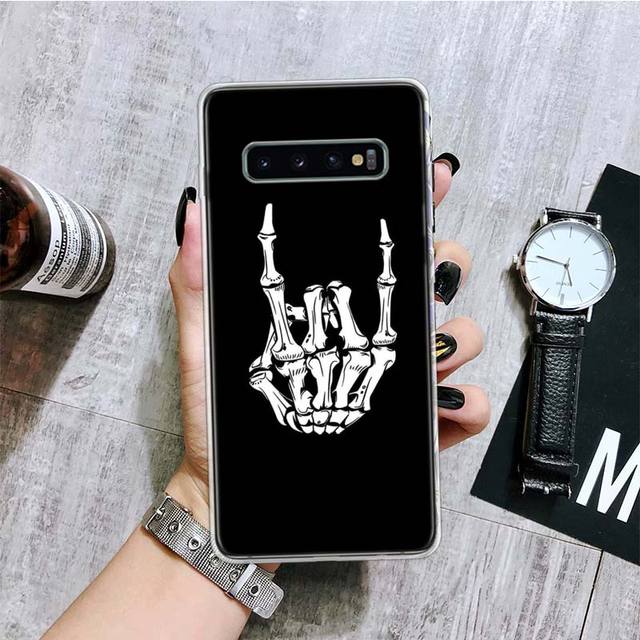 

Чехол для телефона с изображением жуткого черепа, забавного танца и скелета для Samsung Galaxy S20 Fe S10 Plus S21 S22 S23 Ultra S10e S9 S8 S7 Edge Fundas Cove Samsung S21