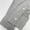WJK Gray Cotton Heart Logo Button-Down Long Sleeve Shirt tops L grayUsed