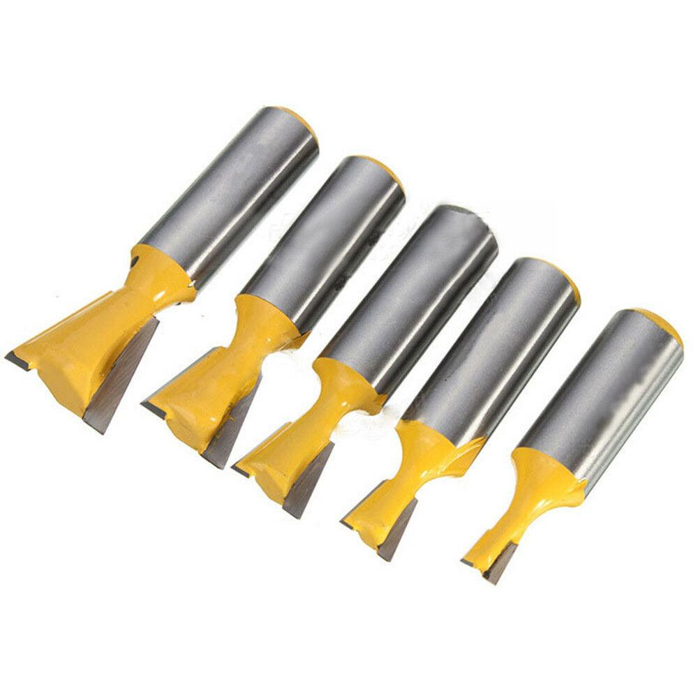 45Degree Lock Miter Router Bit 8mm Shank Trimmer Woodwork Cutter Tool Tackle New