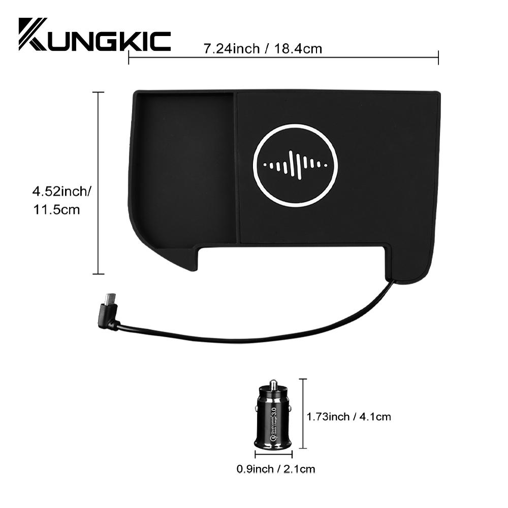 For Lexus NX 2022 2023 2024 2025 2026 350H NX350H LHD 15W Car Wireless Charger Mobile Phone Fast Charging Holder PVC Board