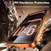 4Pcs 9H+ Hardness Screen Protector For iPhone 17 18 16 15 14 13 12 Pro Max Plus With installation frame Tempered Glass Film2