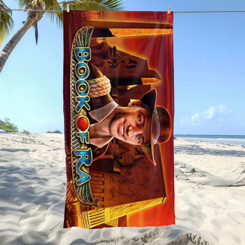 Textilien 1Pc B-Book Of Ra Explorer Egyptian Adventure Microfiber Beach Towel Quick Dry Super Absorbent Sand Free Soft Bath Towels