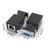 R6FF 9 RS232 To RJ45 Ethernet Adapter 9 To RJ45 Converters Compatible for Standard 9Pin Devices Up To 65Feet Transmission