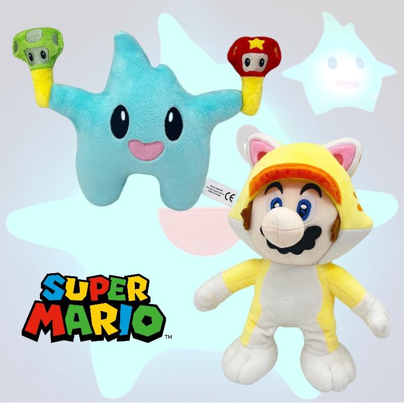 New Lumalee Plush Mario Stuffed Animal Toy Soft And Cuddly Short Plush Material