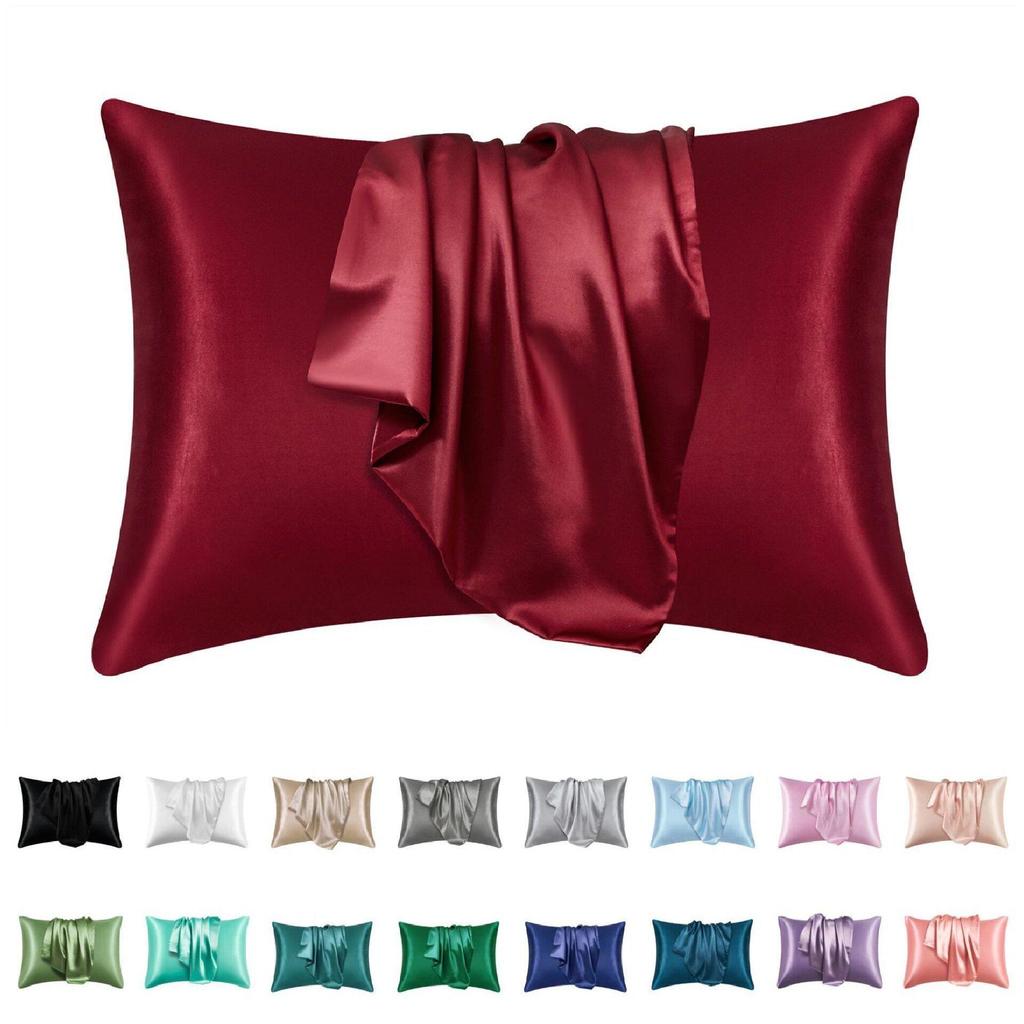 Silk Satin Envelope Pillowcase Pair for Cross-Border Trade