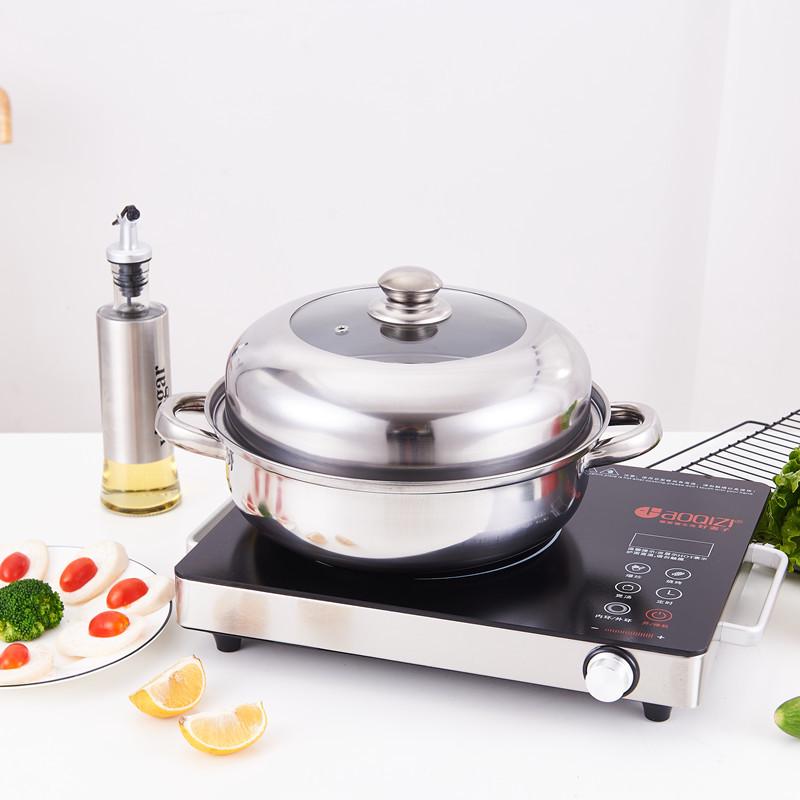 Stainless Steel Double-Layer Thickened Soup Steamer Pot - Multifunctional Household Cookware Gift