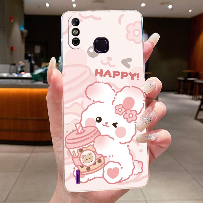 For Infinix Smart 4 Case Transparent Luxury Dragon Cute Cool Boys Girls Soft Bumper For Infinix Smart 4 4c X653 X653C Phone Case