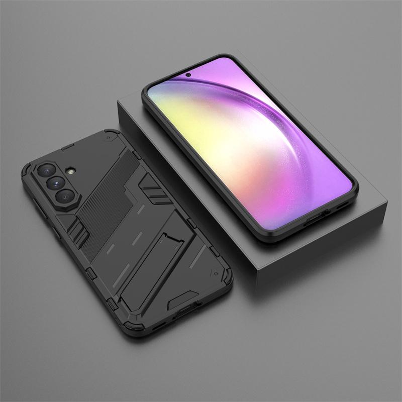 

Для Samsung Galaxy A56 A36 A26 5G чехол магнитный держатель бронированные чехлы для телефонов для Sumsung A56 A 56 36 26 подставка ПК жесткий задний чехол For Galaxy A26 5G чёрный