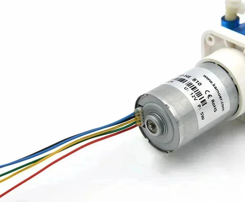 Adjustable Multi-Voltage Mini Peristaltic Pump, 100ml/min, Low Noise