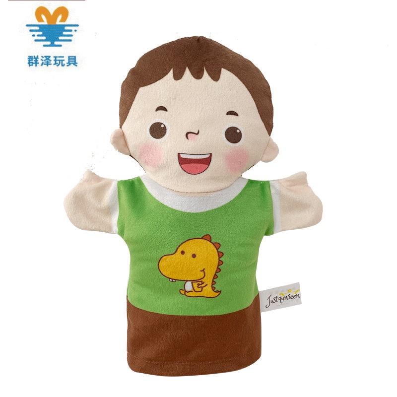 בובות יד משפחתיות חמודות למשחק אינטראקטיבי ולמידה