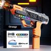 Electric Water Gun with Flashing Lights High-speed Linkage Chambered Water Gun Summer Water Toy Summer Outdoor Beach Games
