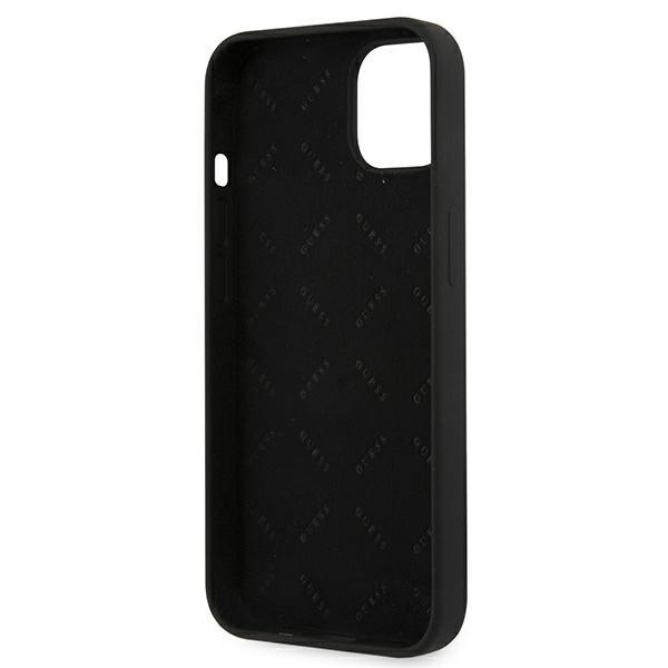 Guess Guhcp13Sls4Ggbk Iphone 13 Mini5,4 Czarny/Black Hard Case Silicone 4G Logo