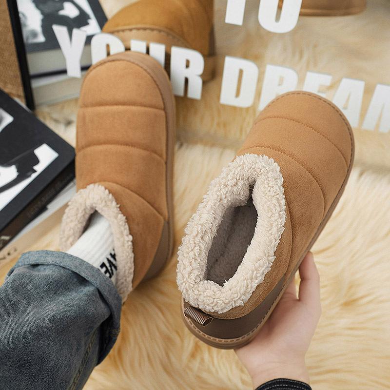 

Мужские мягкие эластичные зимние теплые утепленные сноубутсы на толстой подошве, нескользящие, износостойкие, для активного отдыха на открытом воздухе, занятий спортом, альпинизма, хлопковые ботинки 44-45